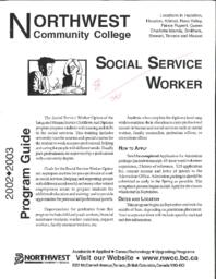 Social Service Worker Program Guide 2002-2003