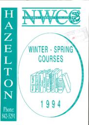 Hazelton Winter-Spring Courses 1994