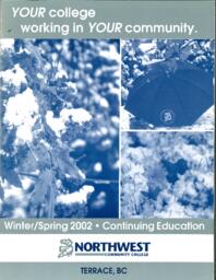 Winter/Spring 2002 : Continuing Education : Terrace, BC