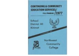 Continuing and Community Education Services : Fall Program, 1977