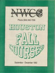 Houston Fall Courses, September - December 1992