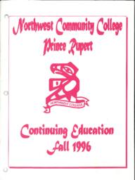 Continuing Education, Fall 1996 : Prince Rupert