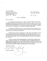 A review of the management structure and related issues at Northwest Community College: June 12, 1998