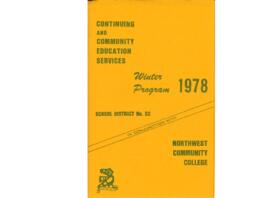 Continuing and Community Education Services : Winter Program 1978