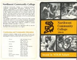 Northwest Community College, 1984-85