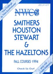 Smithers, Houston, Stewart, & The Hazeltons : Fall Courses 1994