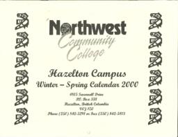 Hazelton Campus : Winter-Spring Calendar 2000