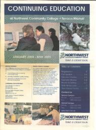 Continuing Education at Northwest Community College : Terrace/Kitimat, January 2003 - May 2003