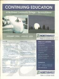 Continuing Education at Northwest Community College : Terrace/Kitimat, January 2004-August 2004