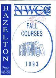 Hazelton Fall Courses 1993