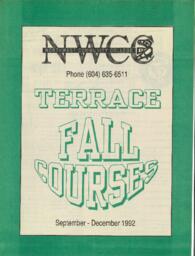 Terrace Fall Courses, September - December 1992