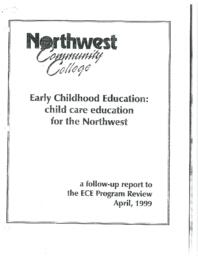 Early childhood education: child care education for the Northwest